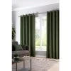 Fusion Green Sorbonne Eyelet Curtains
