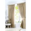 Fusion Natural Dijon Pencil Pleat Curtains
