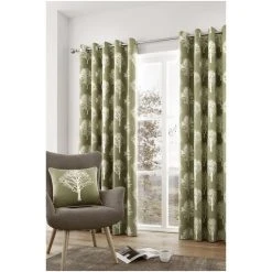 Fusion Green Woodland Eyelet Curtains -Fusion Shop unnamed file 198