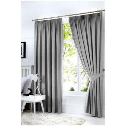 Fusion Silver Dijon Pencil Pleat Curtains -Fusion Shop unnamed file 214