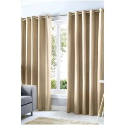 Fusion Natural Sorbonne Eyelet Curtains -Fusion Shop unnamed file 247