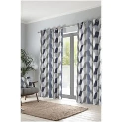 Fusion Blue Magna Eyelet Curtains -Fusion Shop unnamed file 260