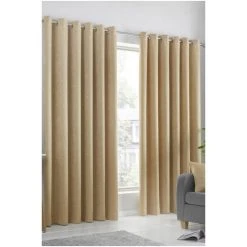 Fusion Yellow Strata Eyelet Curtains -Fusion Shop unnamed file 269