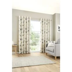 Fusion Natural Dotty Sheep Curtains