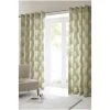 Fusion Green Woodland Trees Eyelet Curtains