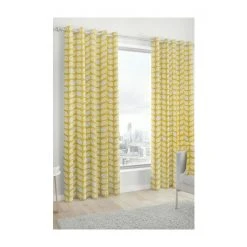 Fusion Ochre Yellow Delft Skandi Geo Leaf Lined Eyelet Curtains 5 Fusion Ochre Yellow Delft Skandi Geo Leaf Lined Eyelet Curtains -Fusion Shop unnamed file 324