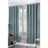Fusion Blue Sorbonne Eyelet Curtains