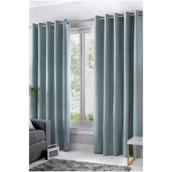 Fusion Blue Sorbonne Eyelet Curtains -Fusion Shop unnamed file 344