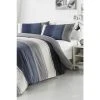 Fusion Blue/Beige Betley Duvet Cover And Pillowcase Set
