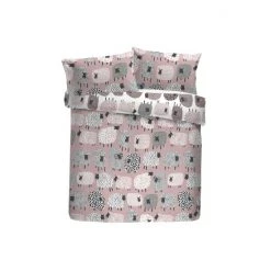 Fusion Pink Dotty Sheep Duvet Cover And Pillowcase Set -Fusion Shop unnamed file 390