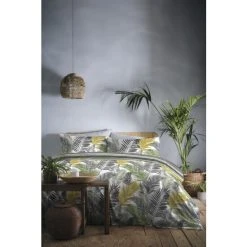 Fusion Yellow Tropical Duvet Cover And Pillowcase Set