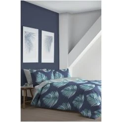 Fusion Blue Leaves Duvet Cover And Pillowcase Set -Fusion Shop unnamed file 411