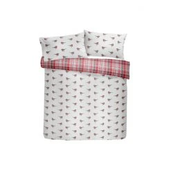 Fusion Red Robin Brushed Cotton Duvet Cover And Pillowcase Set -Fusion Shop unnamed file 430