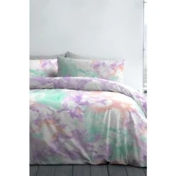 Fusion Multi Tie-Dye Duvet Cover And Pillowcase Set