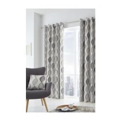 Fusion Grey Lennox Cotton Eyelet Curtains -Fusion Shop unnamed file 52