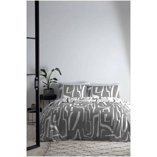 Fusion Grey Aria Duvet Cover And Pillowcase Set 5 Fusion Grey Aria Duvet Cover And Pillowcase Set - Image 5