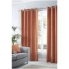 Fusion Orange Sorbonne Eyelet Curtains