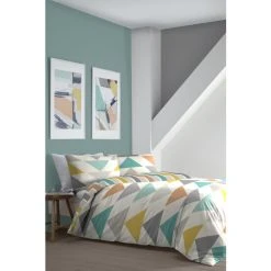 Fusion Multi Loxton Duvet Cover And Pillowcase Set
