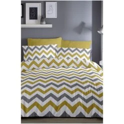 Fusion Grey Chevron Duvet Cover And Pillowcase Set -Fusion Shop unnamed file 580
