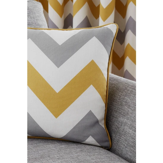 Fusion Yellow Chevron Cushion 1 Fusion Yellow Chevron Cushion