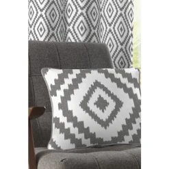 Fusion Charcoal Grey Navaho Cushion