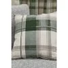 Fusion Green Balmoral Check Square Cushion