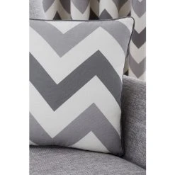 Fusion Grey Chevron Cushion