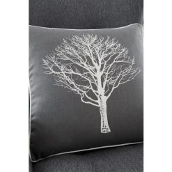 Fusion Black Woodland Trees Cushion