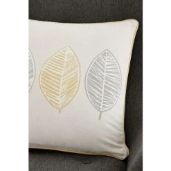Fusion Yellow Skandi Leaf Cushion