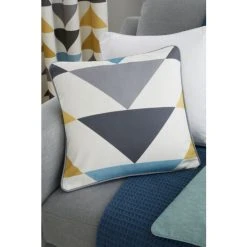 Fusion Blue Brodrick Cushion