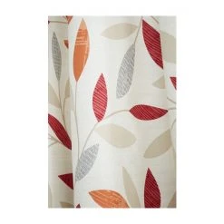 Fusion Red Beechwood Leaves Eyelet Lined Curtains -Fusion Shop unnamed file 76