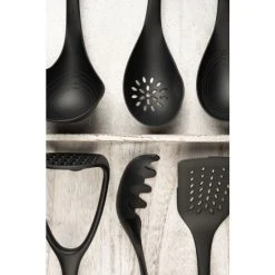 Fusion Set Of 6 Black Nylon Utensils