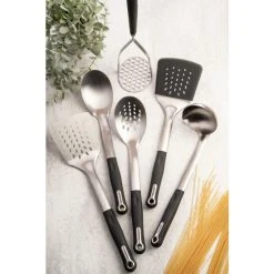 Fusion Set Of 6 Black Utensils