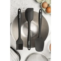 Fusion Set Of 3 Black Silicone Tools & Whisk