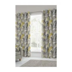 Fusion Yellow Tropical Eyelet Curtains -Fusion Shop unnamed file 79