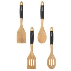 Fusion Set Of 4 Brown Wooden Tools -Fusion Shop unnamed file 790