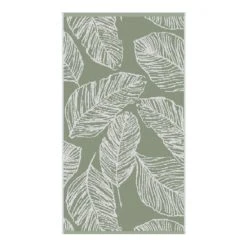 Fusion Green Matteo Jacquard Towel