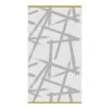Fusion Grey Leda Jacquard Towel